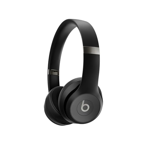 Beats Solo 4 – Casque Supra-auriculaire sans Fil Bluetooth, Apple et Android Compatible, 50 Heures d’autonomie – Noir Mat – Image 2