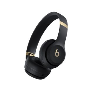 Beats Solo 4 – Casque Supra-auriculaire sans Fil Bluetooth, Apple et Android Compatible, 50 Heures d’autonomie – Noir et Or