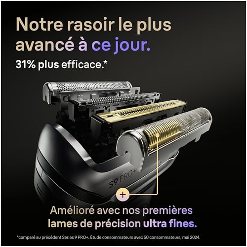 Braun Rasoir Electrique Homme Series 9+ PRO 9665CCE Graphite, Etanche, Lames De Précision Ultra-Fines Et Tondeuse Pro Trimmer Pour Bien Raser La Barbe, Coffret Rasage Avec Station De Nettoyage – Image 6