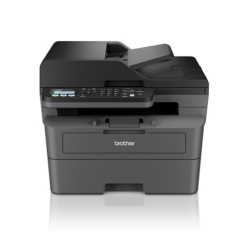 Brother MFC-L2800DW | Imprimante Multifonction 4 en 1 (Impression/Scan/Copie/Fax) Laser | Impression en Noir Uniquement | WiFi/Ethernet | Recto-Verso | Eligible à l'abonnement d'encre EcoPro. – Image 6