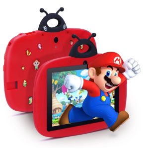 C idea Tablettes Enfants, Tablette 7 Pouces pour Enfants avec Écran De Protection des Yeux Android 12/IWAWA/IPS/Stockage De 1To Tablette Enfant 3 Ans pour Apprendre