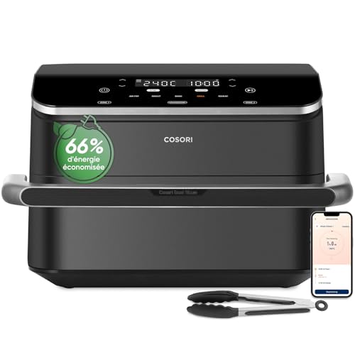 COSORI Air Fryer 10L Twinfry, Friteuse sans Huile Double Résistance, Airfryer à Dual Zone Avec Séparateur Amovible, 5-en-1, Grande Capacité, Cuisson optimale, 40℃-240℃, Contrôle Smart via App – Image 2