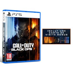 Call of Duty : Black Ops 7 - PlayStation 5 (Contenu bonus exclusif Destockage Multimédia) Téléchargement de contenu requis