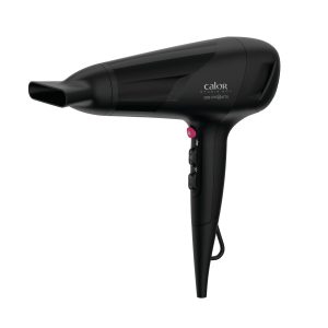 Calor Studio Dry Sèche-cheveux, Technologie Effiwatts pour une consommation d'énergie réduite, 6 réglages de vitesse/température, Concentrateur, Touche air frais, Grille arrière amovible CV5803C0