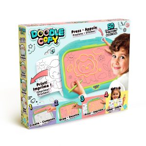Canal Toys - Tablette Enfant Doodle Copy pour Imprimer Ses Dessins - Compose, Dessine, Imprime et Colorie - Cadeau Enfant 4 Ans + - Loisirs Créatif- 50 Modèles - Tablette Dessin - LIT 004