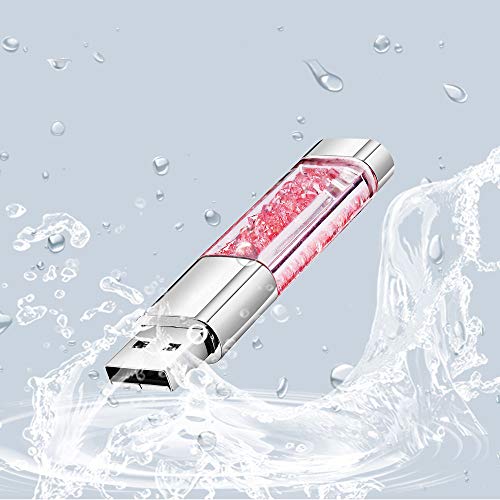 Clé USB, Premium imperméable clé USB2.0, 16 Go / 32Go Cles USB Lovely Style Diamant Stockage de données Haute Vitesse Mémoire Stick Pendrive – Image 5