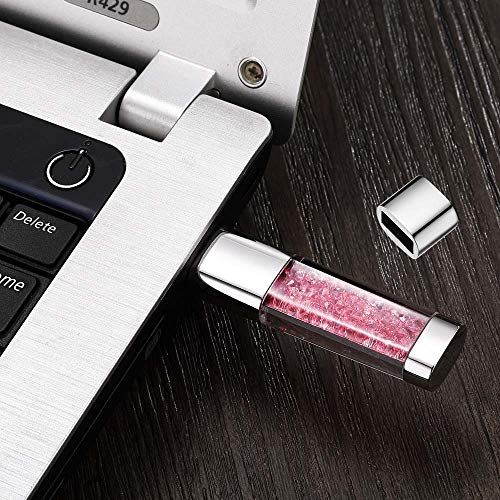 Clé USB, Premium imperméable clé USB2.0, 16 Go / 32Go Cles USB Lovely Style Diamant Stockage de données Haute Vitesse Mémoire Stick Pendrive – Image 6