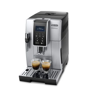 De'Longhi Dinamica Machine a Café Grain ECAM350.35 SB, Machine Expresso et Cappucino, 2L, Argent et Noir