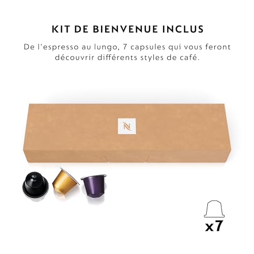 De'Longhi Nespresso Essenza Mini - Machine à Café à Capsules Nespresso, Kit de Bienvenue Inclus, Design Compact, Pression 19 Bars, Noir Mat (EN85.BKMT) – Image 6