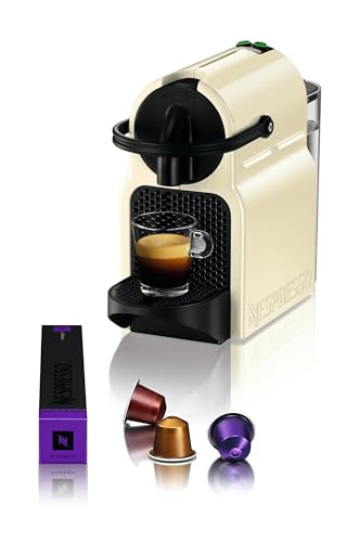 De'Longhi Nespresso Inissia EN80.CW, Machine à Café Automatique, Machine à Capsules pour une Seule Tasse, Ensemble de Bienvenue Inclus, Design Compact, 19 Bars, 1260W, Crème Vanille – Image 2
