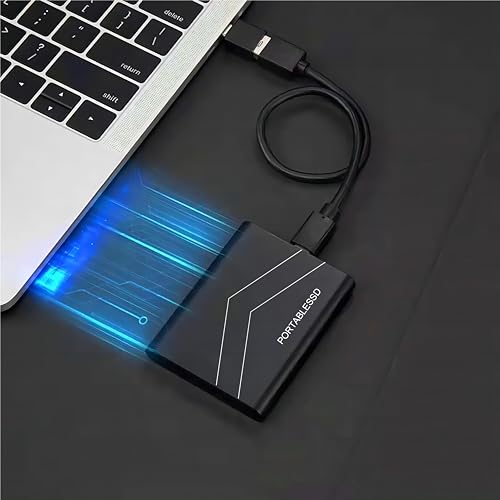 Disque Dur Externe 2To, 2.5 Pouces, Portable étanche et Anti-Choc pour PC, Mac, TV, MacBook, Ordinateur Portable, Bureau, Windows – Image 6