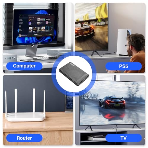 Disque dur externe 2,5 pouces USB 3.0 Ultraspeed avec connecteur USB-A vers Type-C. Équipement de données portable de grande capacité – Image 6