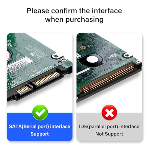 Disque dur externe 2,5 pouces USB 3.0 Ultraspeed avec connecteur USB-A vers Type-C. Équipement de données portable de grande capacité – Image 7