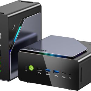 GMKtec K12 Ryzen 7 Mini PC Gaming Oculink AMD R7 H 255 (Version améliorée 8745HS) 32 Go DDR5 RAM 1 to SSD, Mini Ordinateur, Extension de Stockage 3X M.2 2280, Double NIC 2.5G, HDMI 2.1, USB4