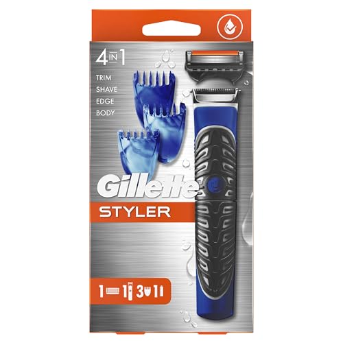 Gillette Tondeuse De Précision Corps Et Barbe 4 En 1 Pour Homme, Rasoir Et Sculpteuse, Avec 1 Lame ProGlide et 3 Sabots – Image 2