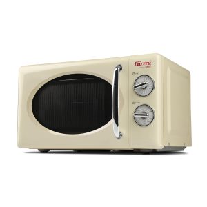 Girmi Fm21 Four Micro onde Combiné Ancienne Désign, 20 Lt, 700+800W, Crème