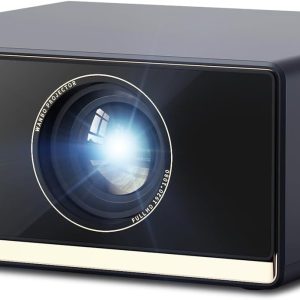 Google TV Videoprojecteur 4K 【Netflix Officiel/HDR10/1100 ANSI】 1080P Natif, WiFi Bluetooth, 12W Haut-Parleurs, Auto Focus/Keystone, WANBO X5 Pro Projecteur Video 4K Home Cinéma HDMI2.0