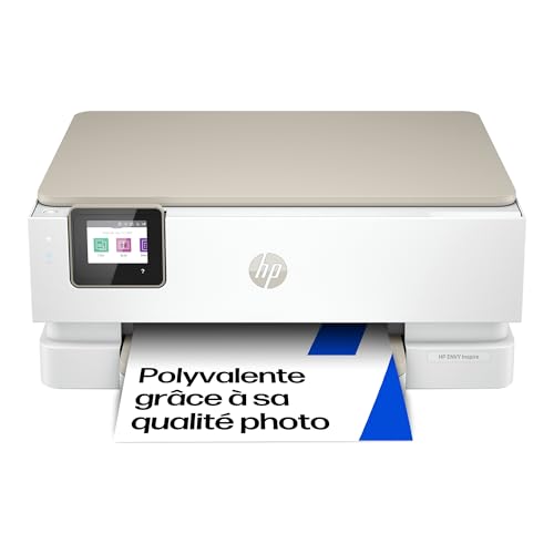 HP Envy Inspire 7220e, 242P6B, Imprimante Multifonction à Jet d'Encre A4 Couleur, Recto Verso Automatique, 22 ppm, Wi-Fi, 3 mois de forfait Instant Ink gratuit, Blanche – Image 3