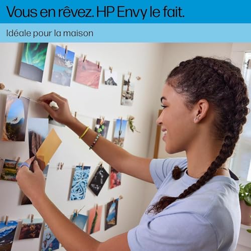 HP Envy Inspire 7220e, 242P6B, Imprimante Multifonction à Jet d'Encre A4 Couleur, Recto Verso Automatique, 22 ppm, Wi-Fi, 3 mois de forfait Instant Ink gratuit, Blanche – Image 4