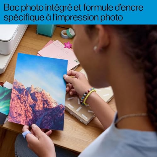 HP Envy Inspire 7220e, 242P6B, Imprimante Multifonction à Jet d'Encre A4 Couleur, Recto Verso Automatique, 22 ppm, Wi-Fi, 3 mois de forfait Instant Ink gratuit, Blanche – Image 6