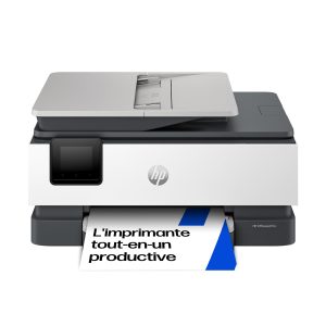 HP OfficeJet Pro 8122e, 405U3B, Imprimante Multifonction à Jet d'encre A4 Couleur, Recto Verso Automatique, 20 ppm, Wi-FI, 3 Mois de Forfait Instant Ink Gratuit, Grise
