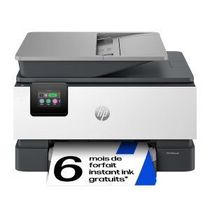 HP OfficeJet Pro 9120e, 403X8B, Imprimante Multifonction à Jet d'Encre A4 Couleur, Recto Verso Automatique, 22 ppm, Wi-Fi,6 mois de forfait Instant Ink gratuit, Grise