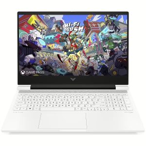 HP Victus 16-r1001sf Ordinateur Portable Gaming 16" FHD IPS 144 Hz, PC Portable Gamer (Intel Core i7-14650HX, RAM 16 Go, SSD 512 Go, Nvidia GeForce RTX 4070 8Go, Windows 11), Laptop Blanc, AZERTY