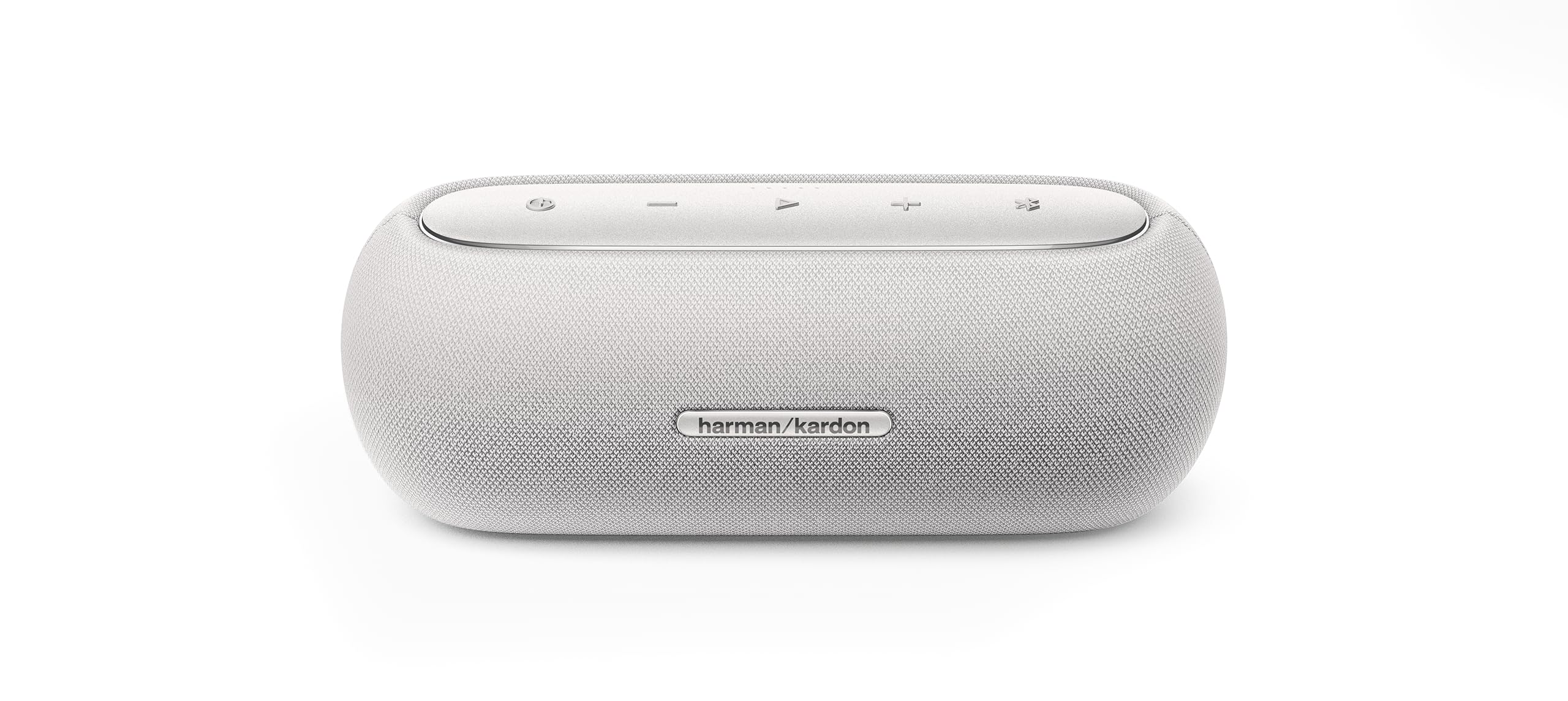 Harman Kardon Luna, Enceinte portable Bluetooth, autonomie de 12 h, étanche à l'eau et à la poussière IP67, son et basses puissantes, Gris