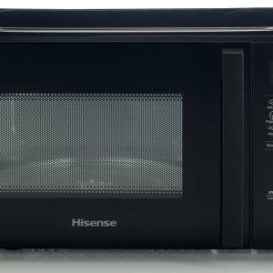 Hisense H20MOBS4HG Four à micro-ondes avec contrôle électronique, capacité 20 L, puissance 700 W, fonction gril 800 W, affichage LED commandes tactiles, couleur noir
