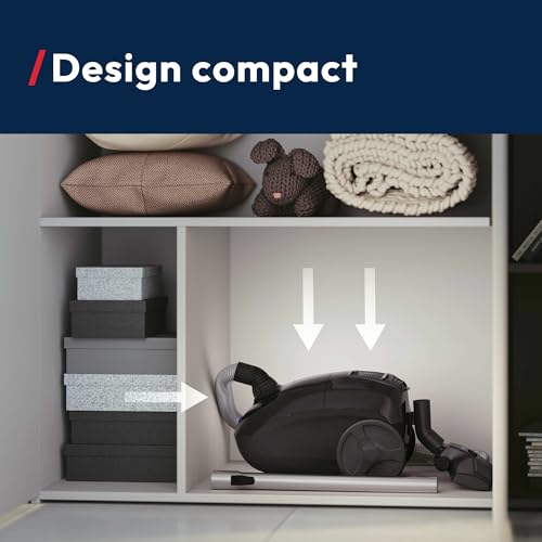 Hoover HE1 Home Aspirateur traineau avec Sac Compact Puissant 700W, Léger, Haute Performance, Brosse Tous Sols, Filtre EPA Lavable, Capacité 2,5L, Accessoires 2en1, Vidage Facile, HEZ107HM – Image 3