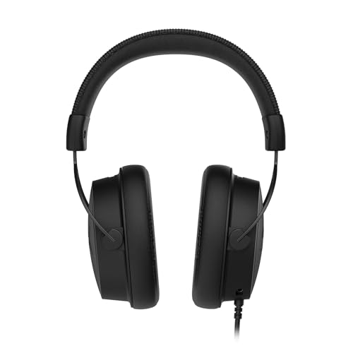 HyperX Casque de jeu Cloud Alpha S pour PC et PS4, son surround 7.1, basses réglables, haut-parleurs à deux pièces, mixeur de discussion, microphone antibruit de fond, noir – Image 5