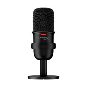 HyperX SoloCast – Microphone de jeu USB à condensateur, pour PC, PS4 et Mac, Désactivation du micro par pression, Diagramme polaire cardioïde, Gaming, Streaming, Podcasts, Twitch, YouTube, Discord