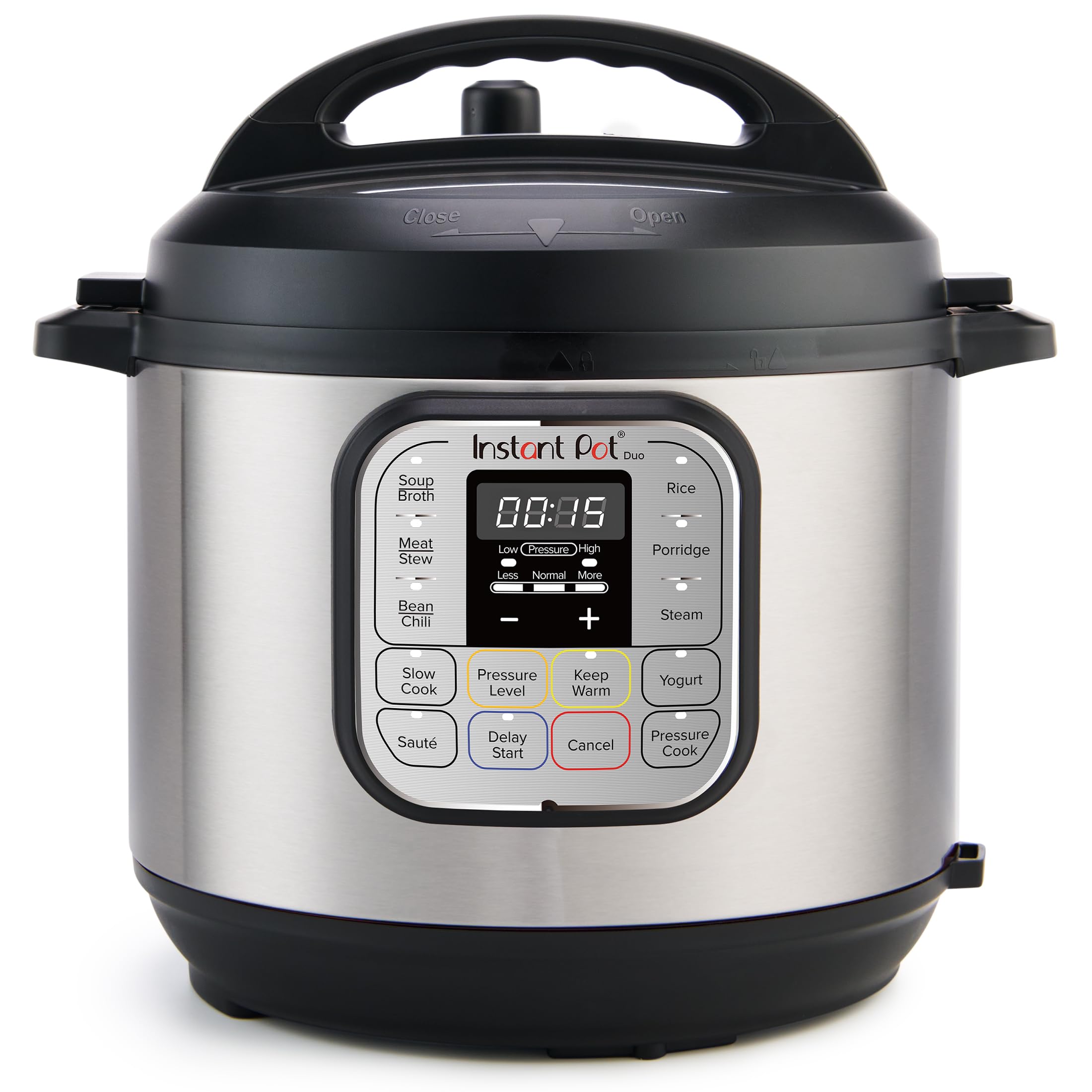 Instant Pot Duo 60, 7 en 1 Autocuiseur Multifonction - Autocuiseur, Cuiseur à Riz, Poêle, Yaourtière, Cuiseur Vapeur et Chauffe-Plat - Acier Inoxydable - 5.7 L