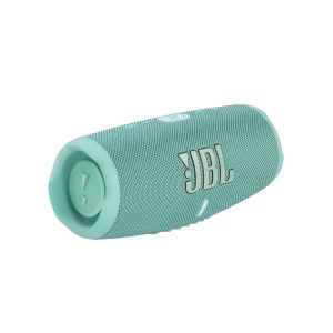JBL Charge 5 – Enceinte portable Bluetooth avec chargeur intégré – Son puissant et basses profondes – Autonomie de 20 hrs – Etanche à l’eau et à la poussière – Bleu turquoise