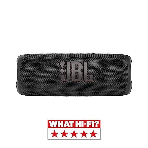 JBL Flip 6 - Enceinte Bluetooth portable et étanche à l'eau et à la poussière, haut-parleur haute fréquence pour des basses profondes, 12 heures d'autonomie, en noir – Image 3
