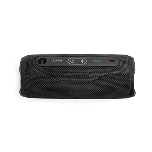 JBL Flip 6 - Enceinte Bluetooth portable et étanche à l'eau et à la poussière, haut-parleur haute fréquence pour des basses profondes, 12 heures d'autonomie, en noir – Image 7