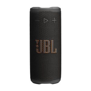 JBL Grip, Enceinte Bluetooth compacte, AI Sound Boost, étanche et resistante à la poussière IP68, éclairage d’Ambiance, 14 h d’autonomie, Connexion Multi-Enceintes Auracast, app JBL Portable, Noir