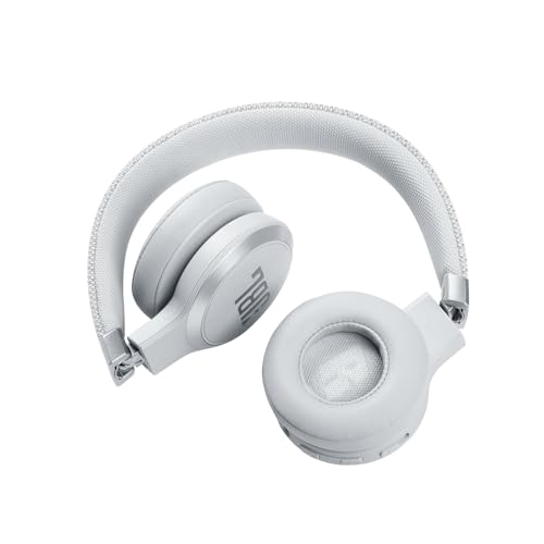 JBL Live 460NC – Casque audio supra-auriculaire sans fil – Écouteurs Bluetooth avec réduction de bruit et commande pour appels – Autonomie jusqu'à 50 heures – Blanc – Image 3