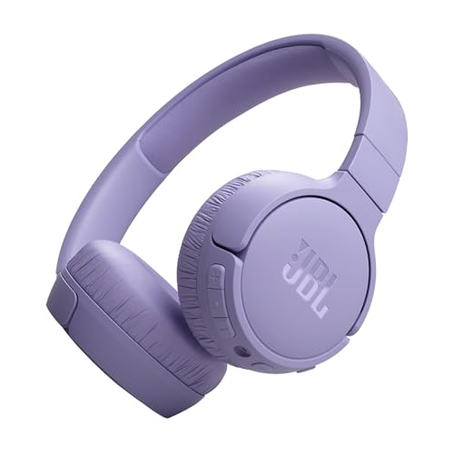 JBL Tune 670NC Casque supra-auriculaire sans fil, autonomie 70 h, Réduction de Bruit Adaptative, Smart Ambient, violet – Image 2