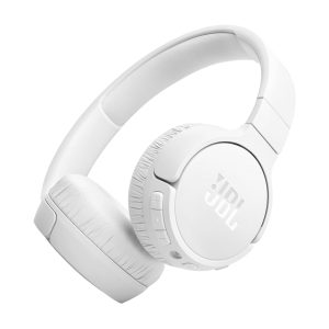 JBL Tune 670NC Casque supra-auriculaire sans fil, autonomie jusqu'à 70 h, Réduction de Bruit Adaptative, Smart Ambient, blanc