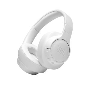 JBL Tune760NC – Casque audio circum-auriculaire sans fil à réduction de bruit active – Son JBL Pure Bass – Autonomie de 35h – Appels mains-libres et commande vocale – Blanc