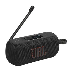 JBL Tuner 3 Radio Portable Dab/Dab+/FM avec Bluetooth, 6 préréglages, 15 h d'autonomie, étanchéité IP68, Connexion Multi-Enceintes Auracast, Compatible avec l'application JBL Portable, Noire