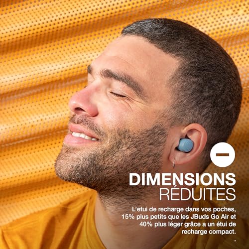 JLab Go Air Pop Ecouteurs Bluetooth sans Fil - Écouteurs Intra-Auriculaires avec Micro, 32+ Heures d'Autonomie, Ecouteur et Boîtier de Charge USB, Oreillette Son Personnalisé EQ3, Gris – Image 6