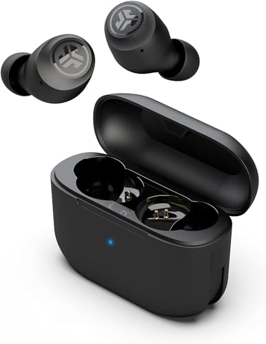 JLab Go Pop Ecouteurs Bluetooth sans Fil - Écouteurs Intra-Auriculaires avec Micro, 35+ Heures d'Autonomie, Ecouteur et Boîtier de Charge USB, Oreillette Son Personnalisé EQ3, Noir – Image 2