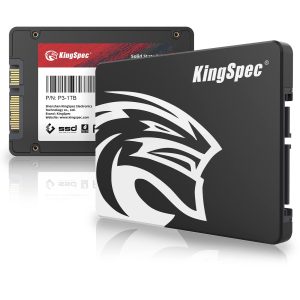 KingSpec 1To 2.5" SATA SSD, 3D NAND Flash Disque Dur SSD Interne, Vitesse de Lecture jusqu'à 550 Mo/Sec - pour Ordinateur de Bureau/Portable/Tout-en-Un