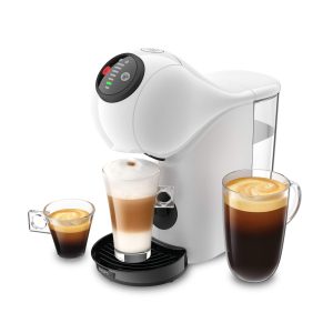 Krups Nescafé Dolce Gusto Machine à café, Cafetière capsules, Fonction XL, Intuitive, Boissons froides ou chaudes, Mode éco, Témoin de détartrage, Genio S Blanc KP240110