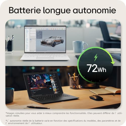 LG Gram 14Z90S-G.AP78F - PC Portable 14" 1120g, écran IPS FHD+ 16:10, Plateforme Intel® Evo™ de 14e génération, RAM 16Go, SSD 1To NVMe, Intel Iris XE, Thunderbolt™ 4, Windows 11, Clavier AZERTY, Noir – Image 6