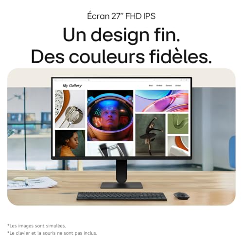 LG Ultrafine™ 27U411A-B Écran PC 27" - Dalle IPS résolution FHD (1920 x 1080), 5ms 120Hz, HDR 10, DCI-P3 99% (CIE1931), Mode Lecture, inclinable – Image 4