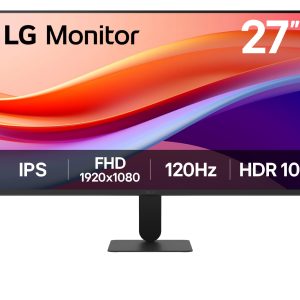 LG Ultrafine™ 27U411A-B Écran PC 27" - Dalle IPS résolution FHD (1920 x 1080), 5ms 120Hz, HDR 10, DCI-P3 99% (CIE1931), Mode Lecture, inclinable