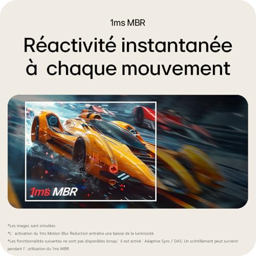 LG Ultrafine™ 27U411A-B Écran PC 27" - Dalle IPS résolution FHD (1920 x 1080), 5ms 120Hz, HDR 10, DCI-P3 99% (CIE1931), Mode Lecture, inclinable – Image 7